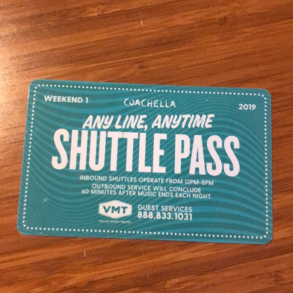 Weekend 1 Shuttle Pass - Picture 1 of 1
